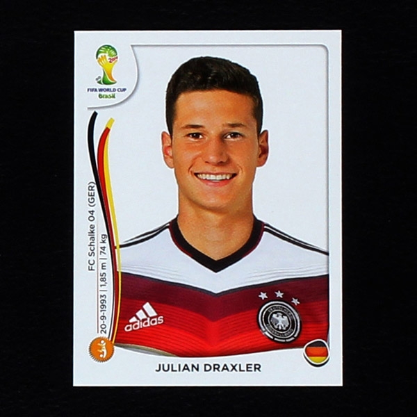 Brasil 2014 Nr. 501 Panini Sticker Julian Draxler