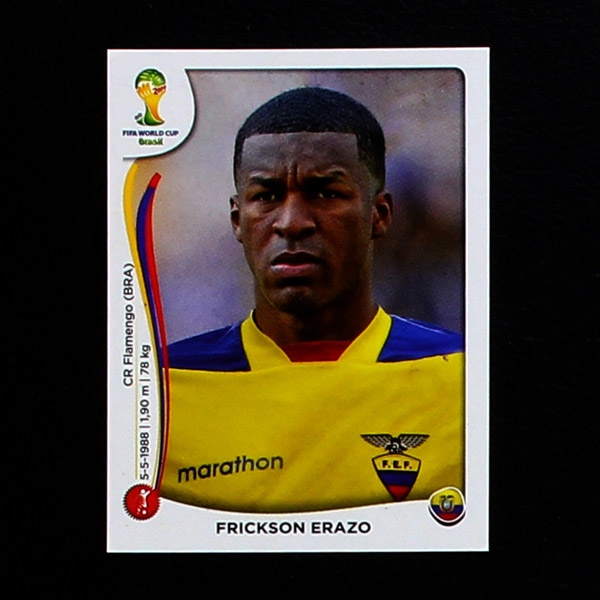 Brasil 2014 Nr. 359 Panini Sticker Erazo