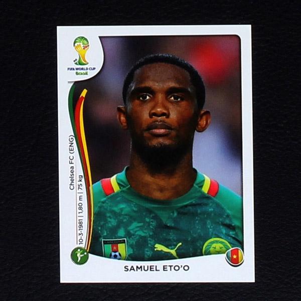 Brasil 2014 Nr. 107 Panini Sticker Samuel Eto'o