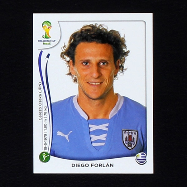 Brasil 2014 Nr. 276 Panini Sticker Forlan