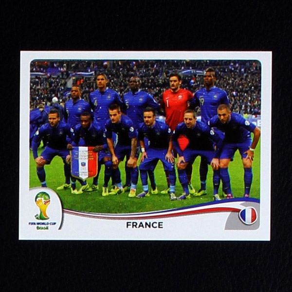 Brasil 2014 Nr. 375 Panini Sticker France Team