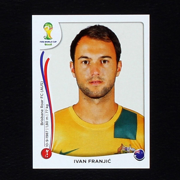 Brasil 2014 Nr. 171 Panini Sticker Ivan Franjic