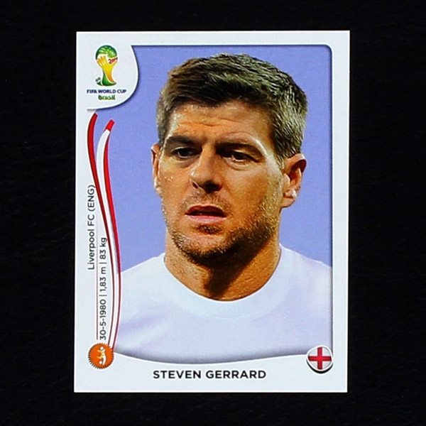 Brasil 2014 Nr. 307 Panini Sticker Steven Gerrard