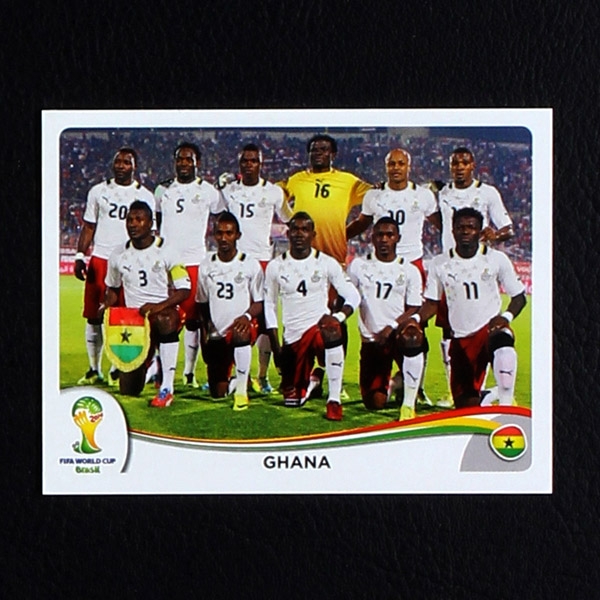 Brasil 2014 No. 527 Panini sticker Ghana team