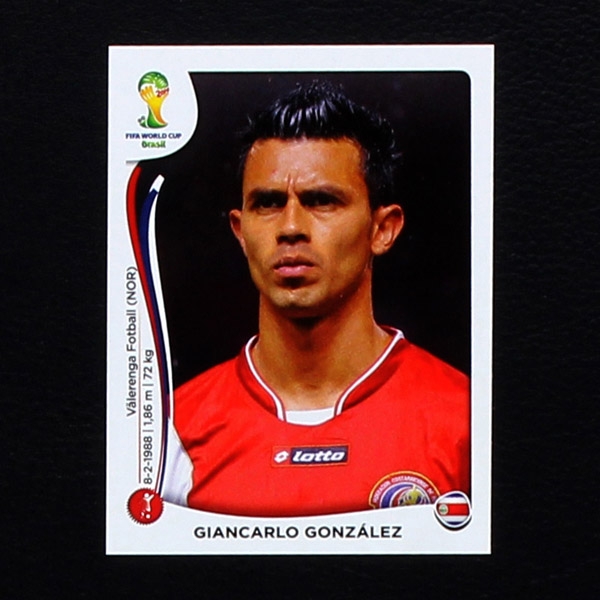 Brasil 2014 Nr. 282 Panini Sticker Giancarlo Gonzalez