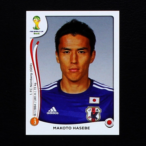 Brasil 2014 Nr. 252 Panini Sticker Hasebe