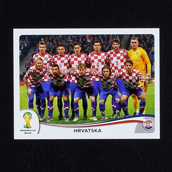 Brasil 2014 No. 052 Panini sticker Hrvatska team