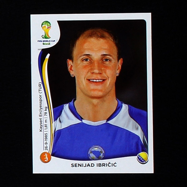 Brasil 2014 No. 440 Panini sticker Senijad Ibricic