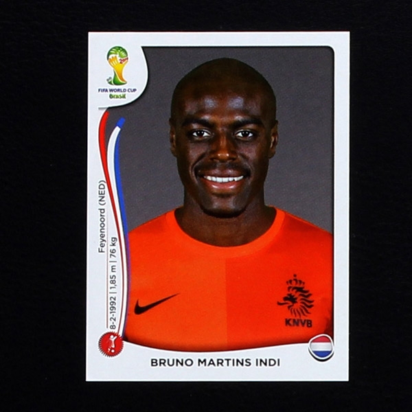 Brasil 2014 Nr. 133 Panini Sticker Bruno Martins Indi