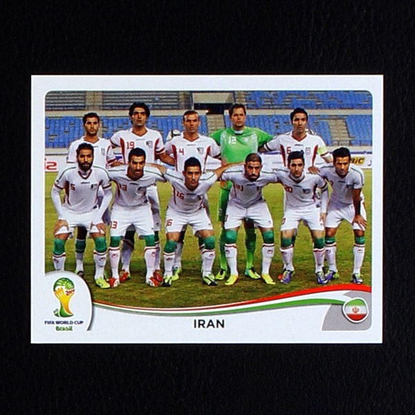 Brasil 2014 Nr. 451 Panini Sticker Iran Team