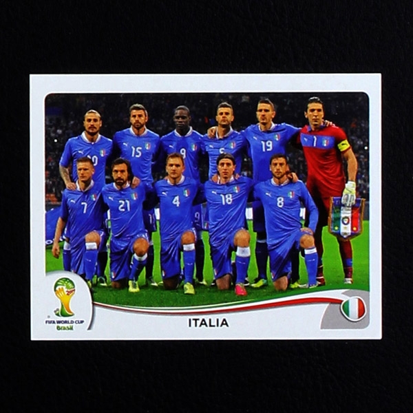 Brasil 2014 Nr. 318 Panini Sticker Italia Team