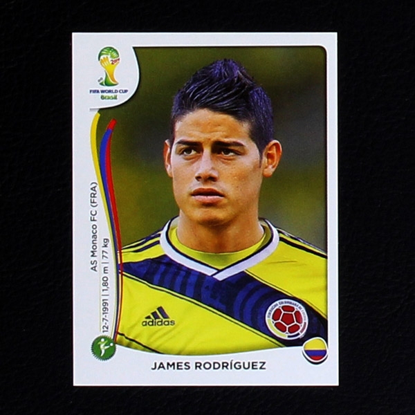 James Rodriguez Rookie Sticker #377 Panini Futebol 2010-11 Porto