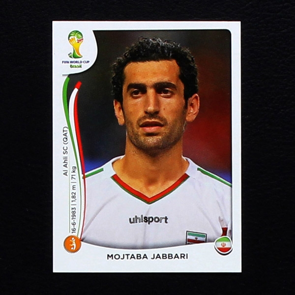 Brasil 2014 No. 462 Panini sticker Mojtaba Jabbari