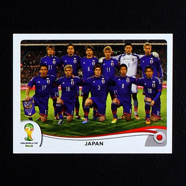 Brasil 2014 Nr. 242 Panini Sticker Japan Team