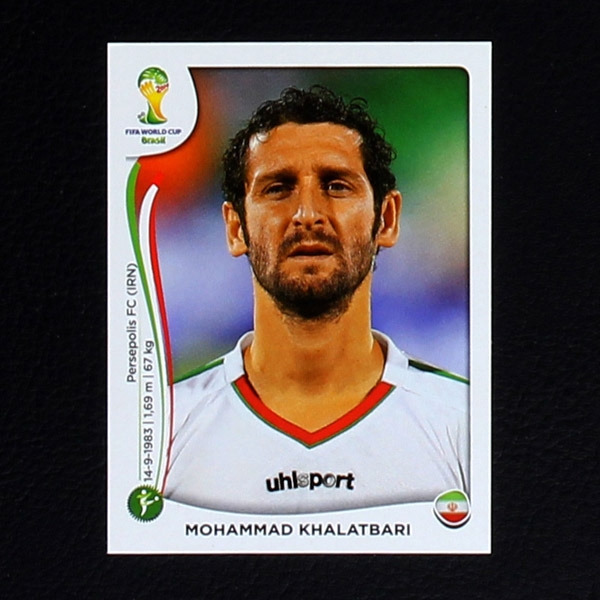 Brasil 2014 Nr. 468 Panini Sticker Mohammad Khalatbari