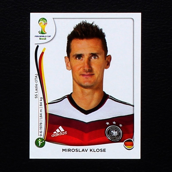 Miroslav Klose World Cup 2014 Jersey Sticker for Sale by Zgjimi17