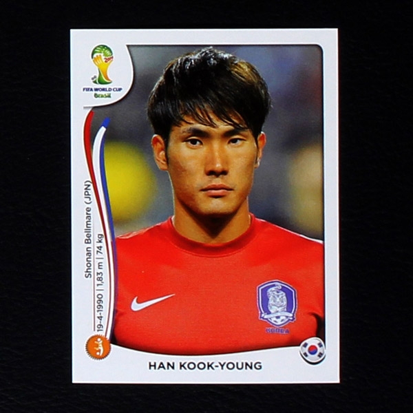 Brasil 2014 Nr. 630 Panini Sticker Han Kook-Young