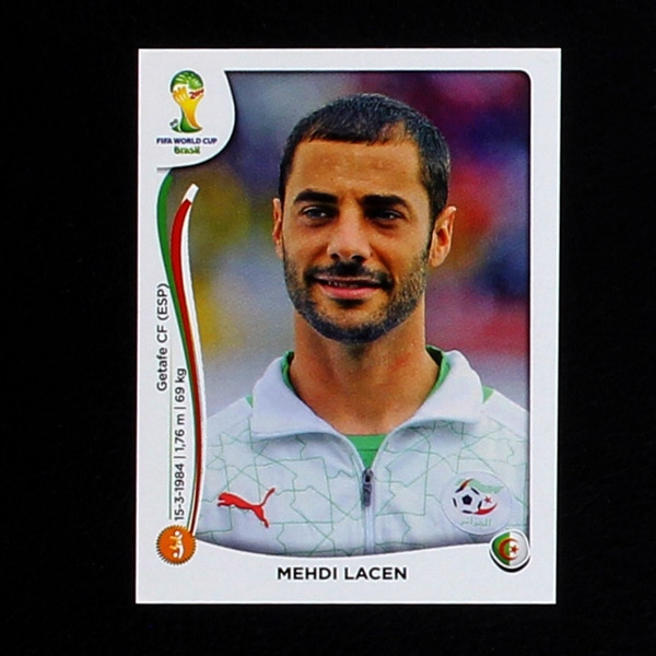 Brasil 2014 Nr. 594 Panini Sticker Mehdi Lacen