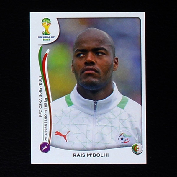 Brasil 2014 Nr. 585 Panini Sticker Rais M'Bolhi