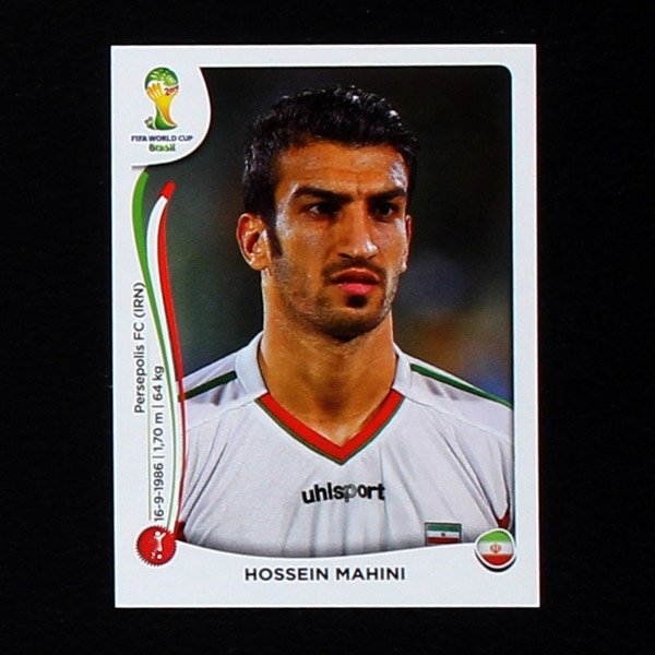 Brasil 2014 Nr. 455 Panini Sticker Hossein Mahini