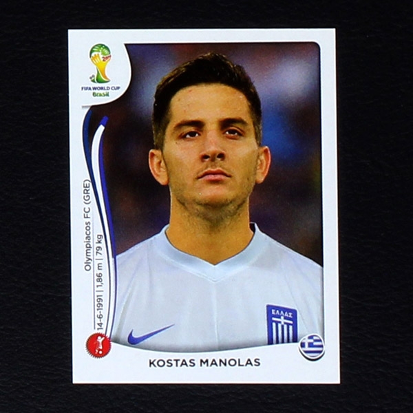 Brasil 2014 Nr. 211 Panini Sticker Manolas