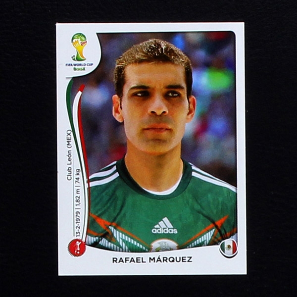 Brasil 2014 Nr. 073 Panini Sticker Rafael Marquez