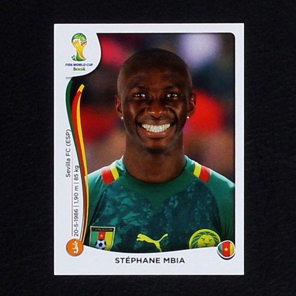 Brasil 2014 Nr. 098 Panini Sticker Stephane Mbia