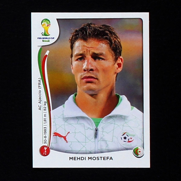 Brasil 2014 Nr. 590 Panini Sticker Mehdi Mostefa