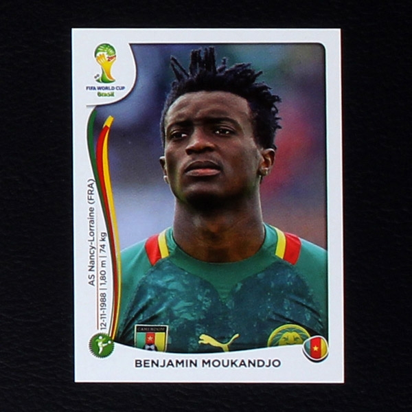 Brasil 2014 Nr. 105 Panini Sticker Benjamin Moukandjo