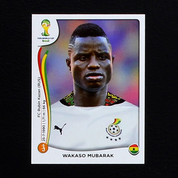 Brasil 2014 Nr. 538 Panini Sticker Wakaso Mubarak