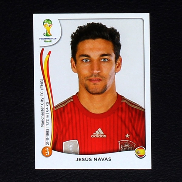 Brasil 2014 Nr. 122 Panini Sticker Jesus Navas