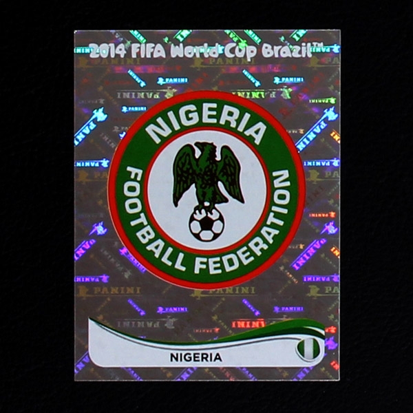 Brasil 2014 Nr. 469 Panini Sticker Nigeria Wappen