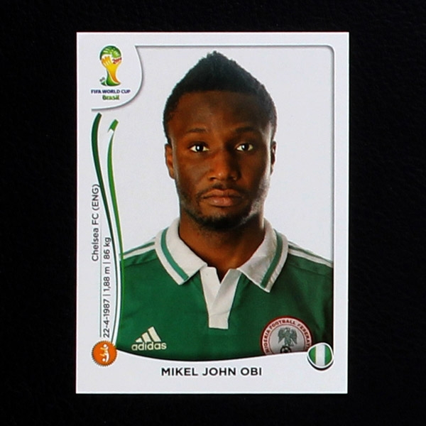 Brasil 2014 No. 479 Panini sticker Mikel John Obi