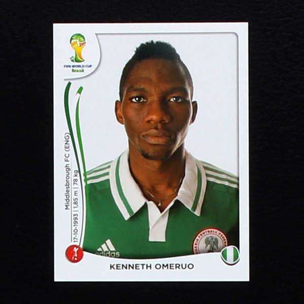 Brasil 2014 No. 477 Panini sticker Kenneth Omeruo