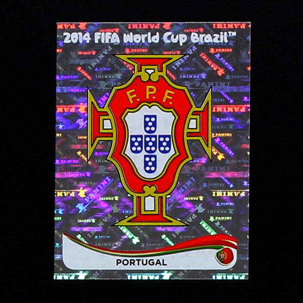 Brasil 2014 Nr. 507 Panini Sticker Portugal Wappen