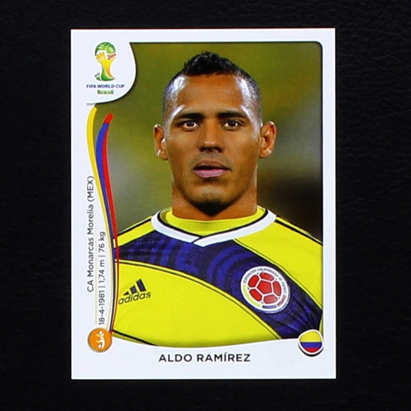 Brasil 2014 Nr. 192 Panini Sticker Aldo Ramirez