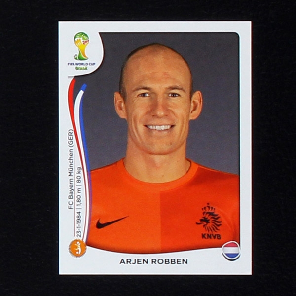 Brasil 2014 Nr. 140 Panini Sticker Arjen Robben