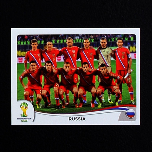 Brasil 2014 Nr. 603 Panini Sticker Russia Team