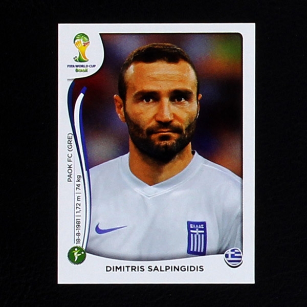 Brasil 2014 Nr. 219 Panini Sticker Salpingidis