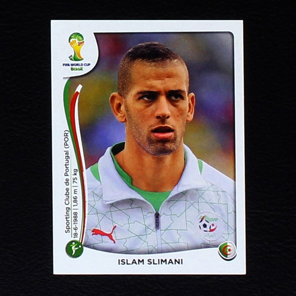 Brasil 2014 Nr. 601 Panini Sticker Islam Slimani