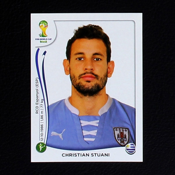 Brasil 2014 Nr. 274 Panini Sticker Stuani