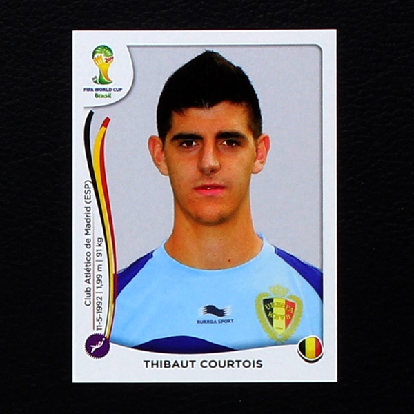 Brasil 2014 Nr. 566 Panini Sticker Thibaut Courtois