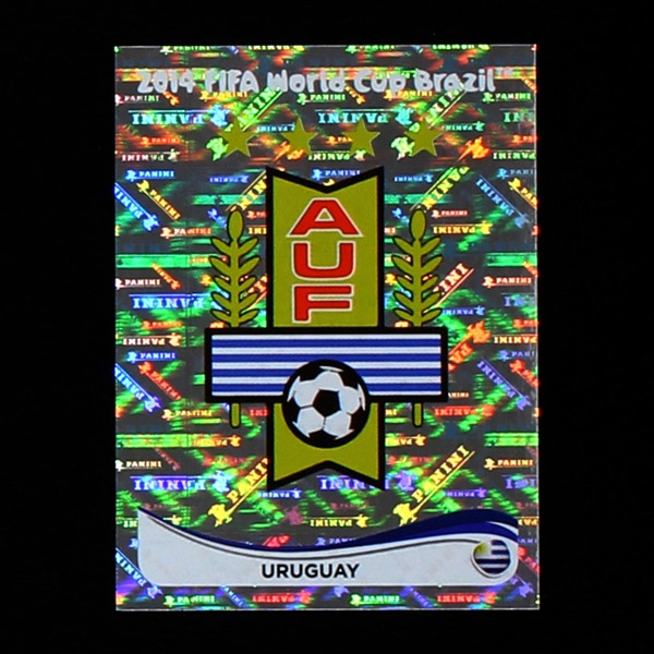 Brasil 2014 No. 260 Panini sticker Uruguay badge