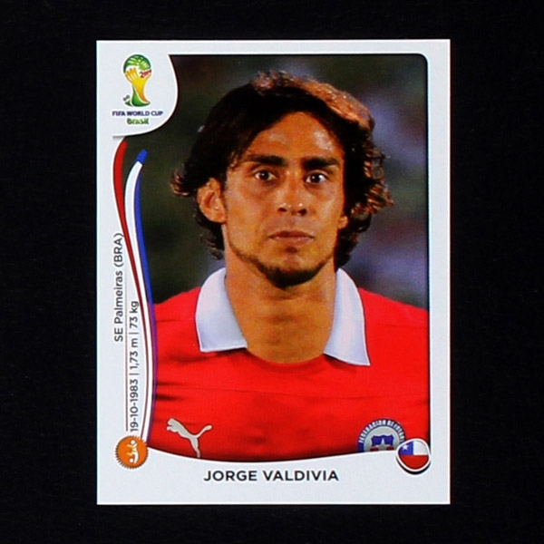 Brasil 2014 Nr. 155 Panini Sticker Jorge Valdivia