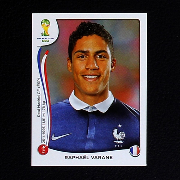 Brasil 2014 Nr. 379 Panini Sticker Varane