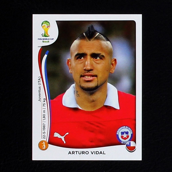 Brasil 2014 Nr. 159 Panini Sticker Arturo Vidal