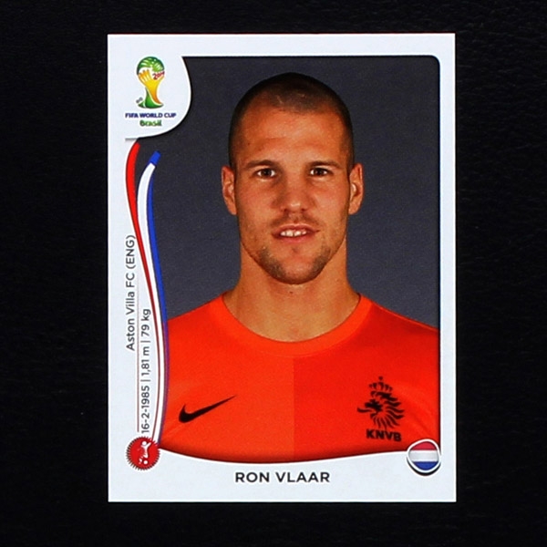 Brasil 2014 Nr. 132 Panini Sticker Ron Vlaar