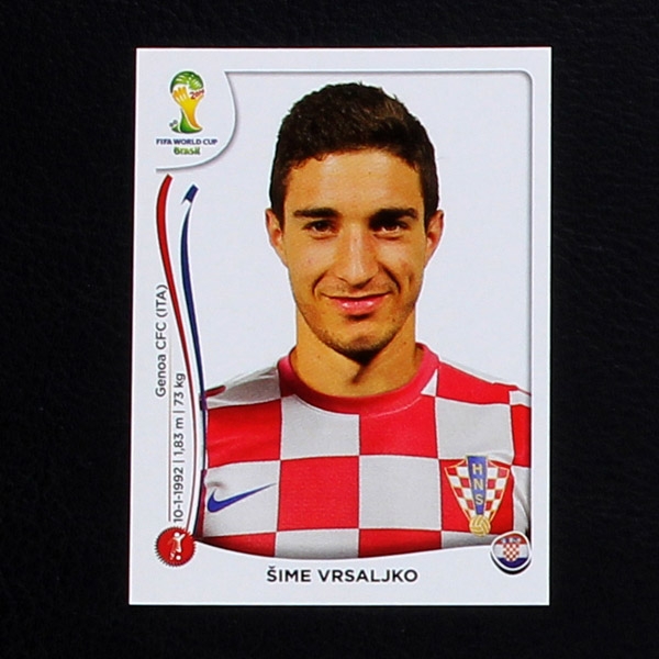 Brasil 2014 Nr. 059 Panini Sticker Sime Vrsaljko