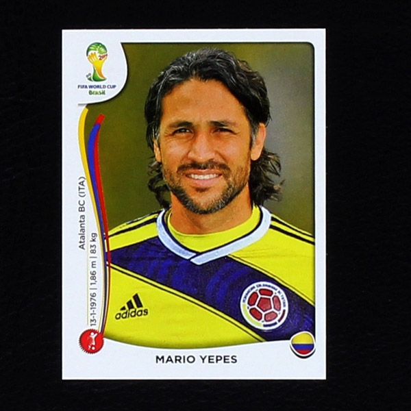 Brasil 2014 Nr. 187 Panini Sticker Mario Yepes