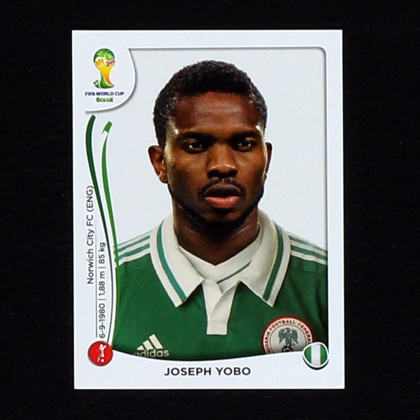 Brasil 2014 No. 472 Panini sticker Joseph Yobo